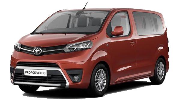 Toyota Proace bus verso 2016 montážne body